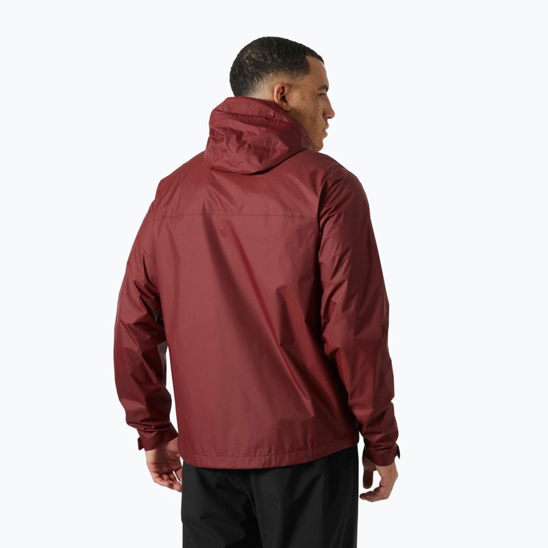Giacca da pioggia Helly Hansen da uomo Loke mars rosso 2