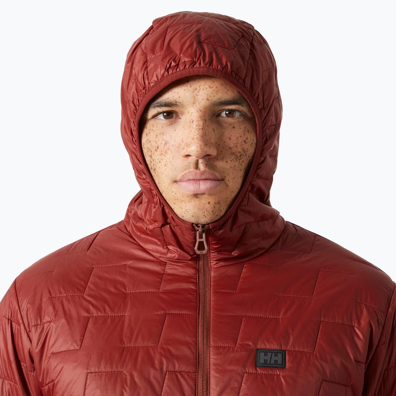 Giacca ibrida Helly Hansen Lifaloft Insulator da uomo con cappuccio mars red 3