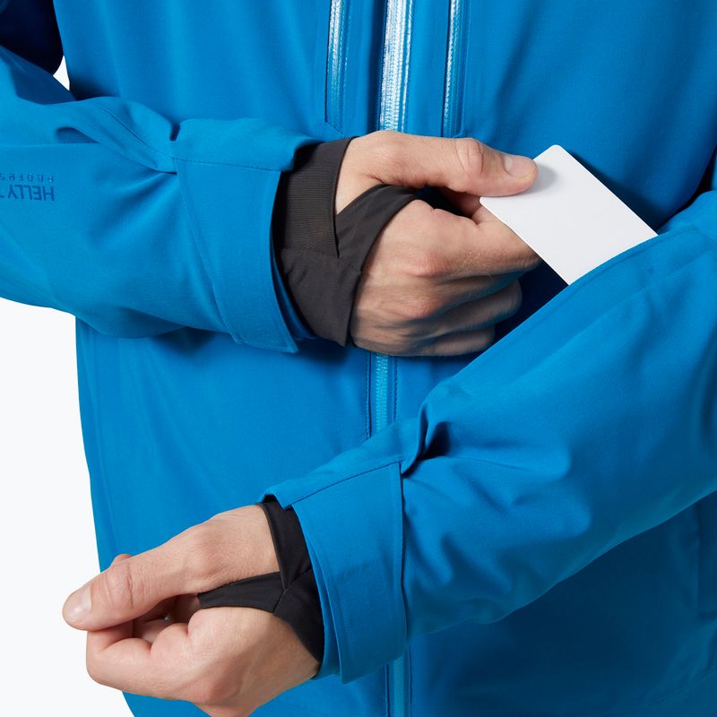 Giacca da sci da uomo Helly Hansen Alpha Lifaloft cerulean blue 7