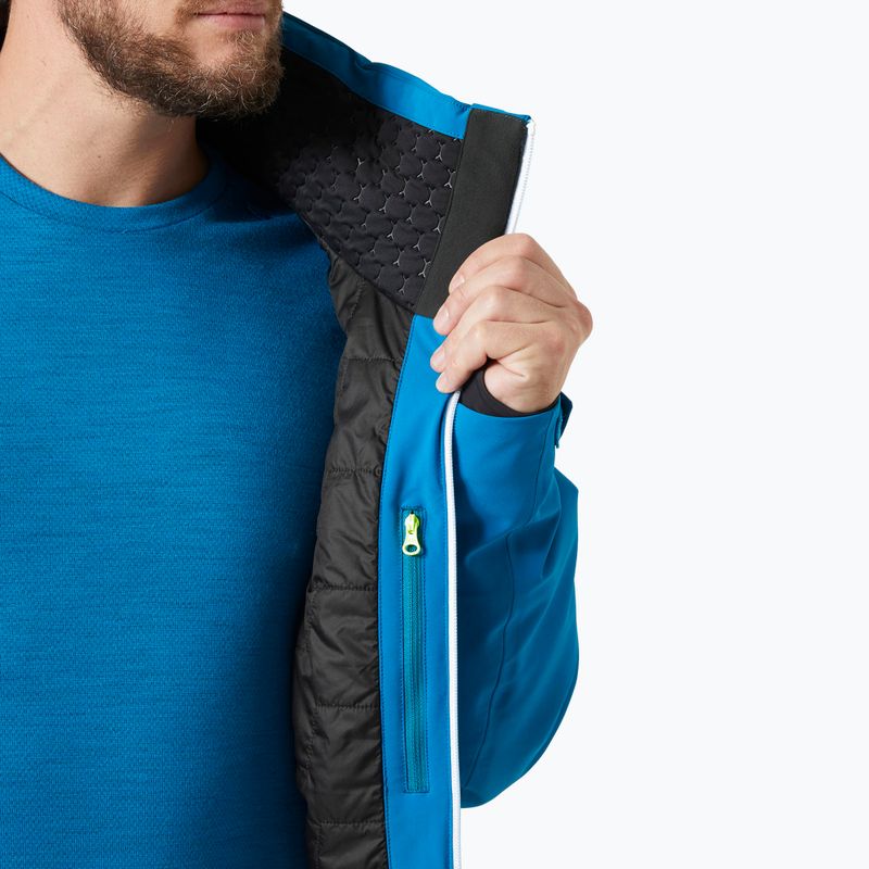 Giacca da sci da uomo Helly Hansen Alpha Lifaloft cerulean blue 9