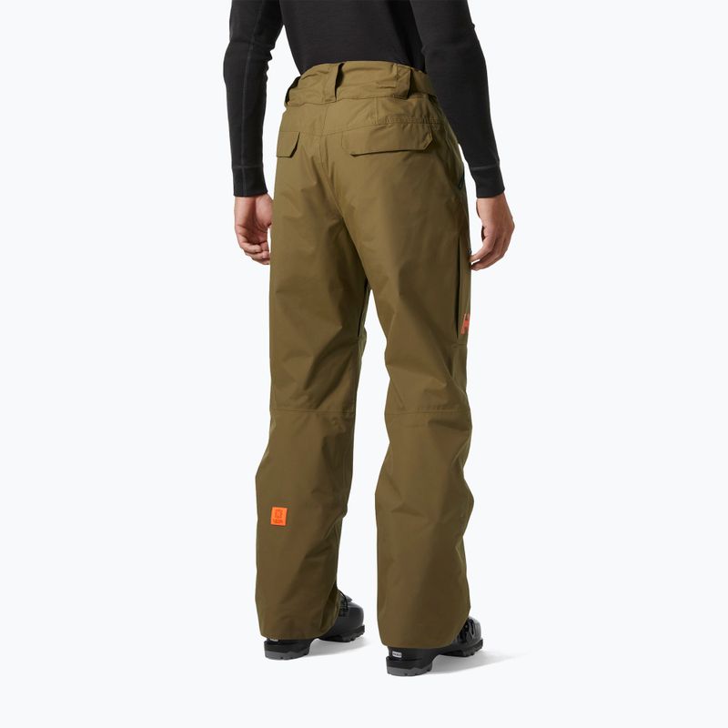 Pantaloni da sci Helly Hansen da uomo Sogn Cargo seppia 2