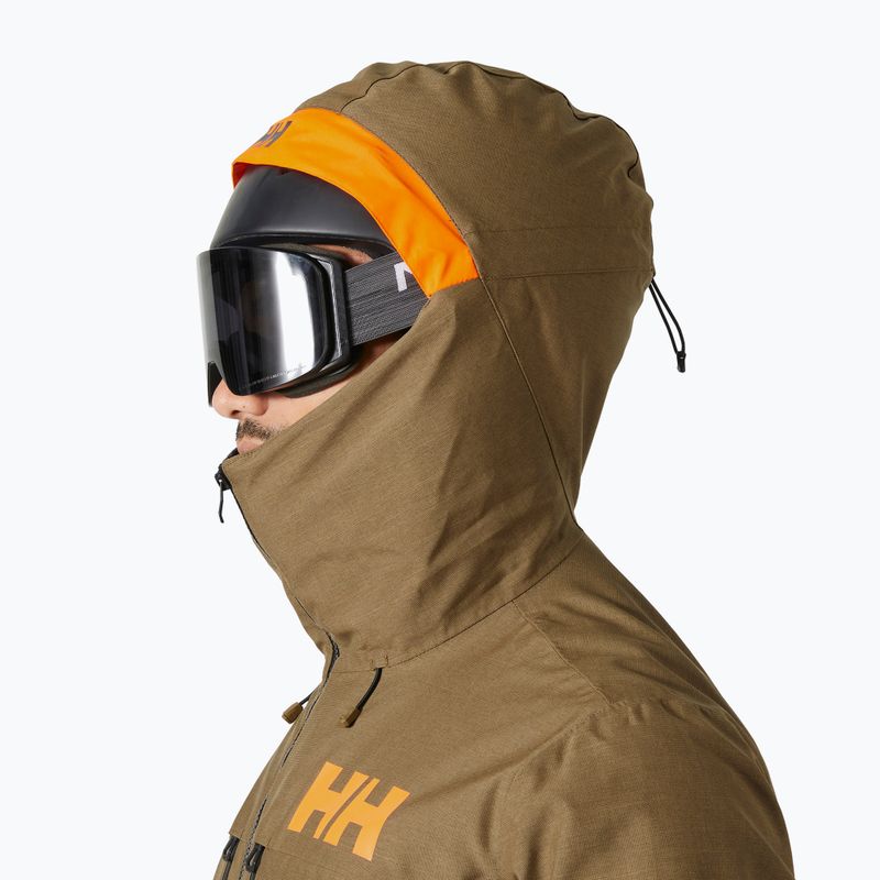 Giacca da sci Helly Hansen da uomo Garibaldi 2.0 seppia 3