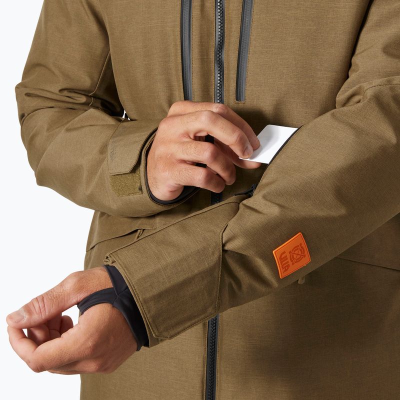 Giacca da sci Helly Hansen da uomo Garibaldi 2.0 seppia 5