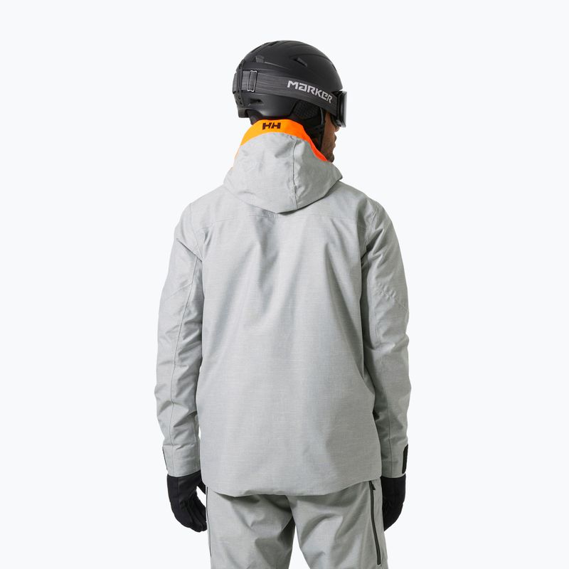 Giacca da sci da uomo Helly Hansen Garibaldi 2.0 grigio/melange 2