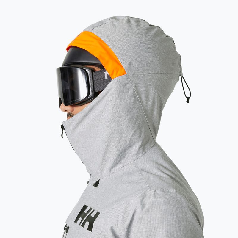 Giacca da sci da uomo Helly Hansen Garibaldi 2.0 grigio/melange 3