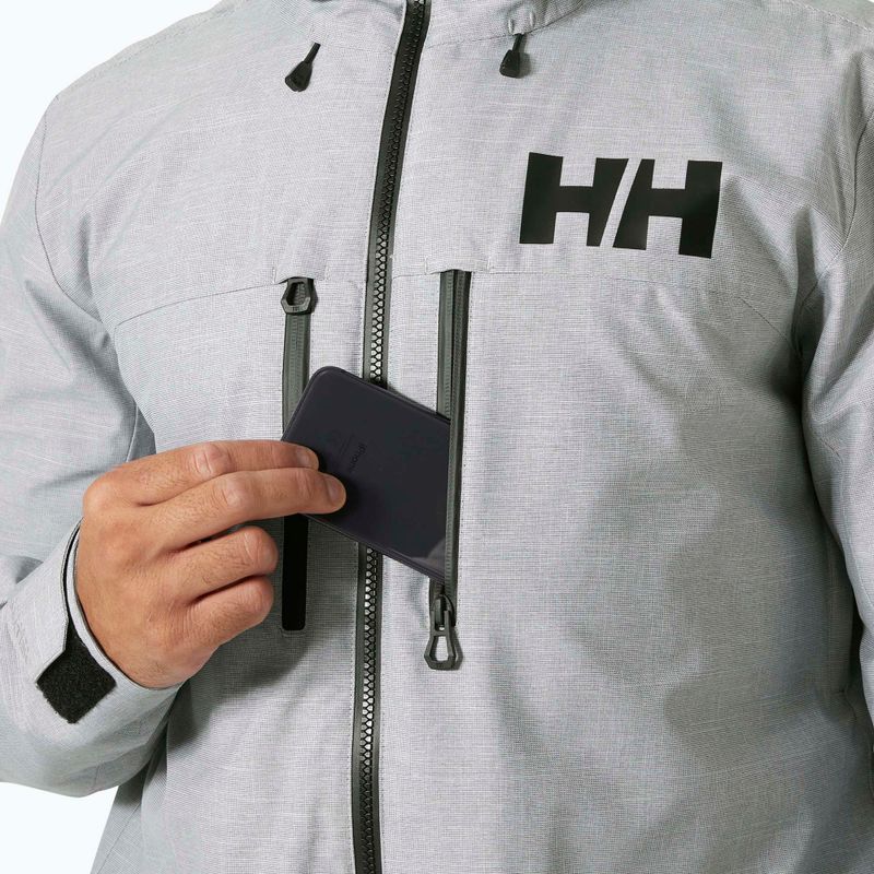 Giacca da sci da uomo Helly Hansen Garibaldi 2.0 grigio/melange 4