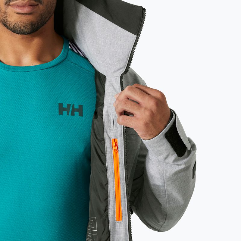 Giacca da sci da uomo Helly Hansen Garibaldi 2.0 grigio/melange 7