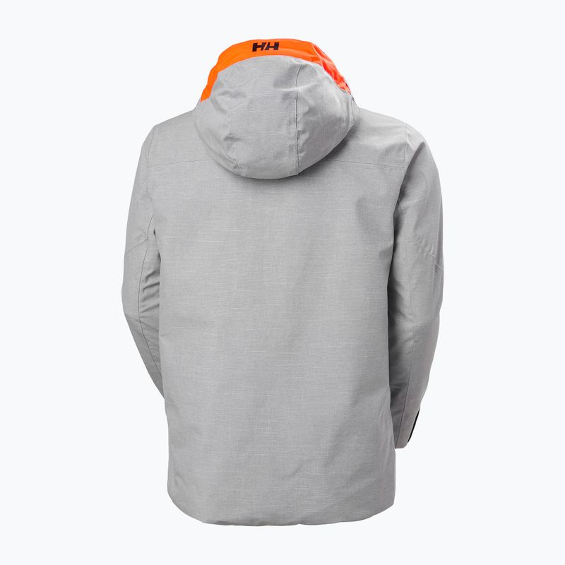 Giacca da sci da uomo Helly Hansen Garibaldi 2.0 grigio/melange 9