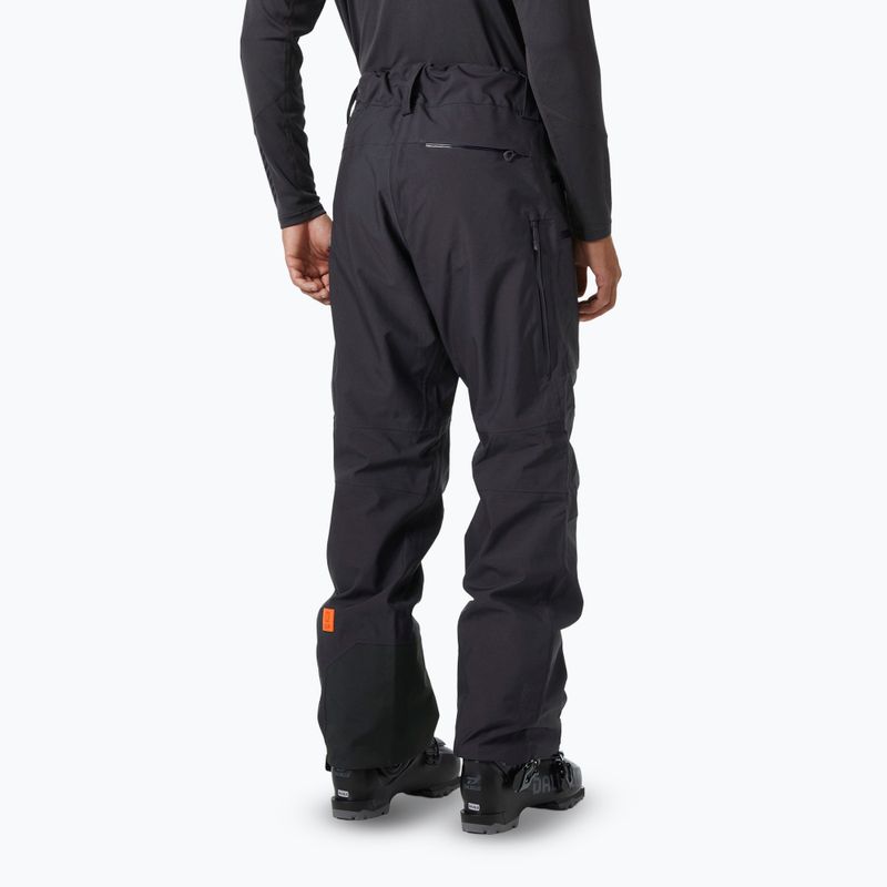 Pantaloni da sci da uomo Helly Hansen Garibaldi 2.0 nero uva 2