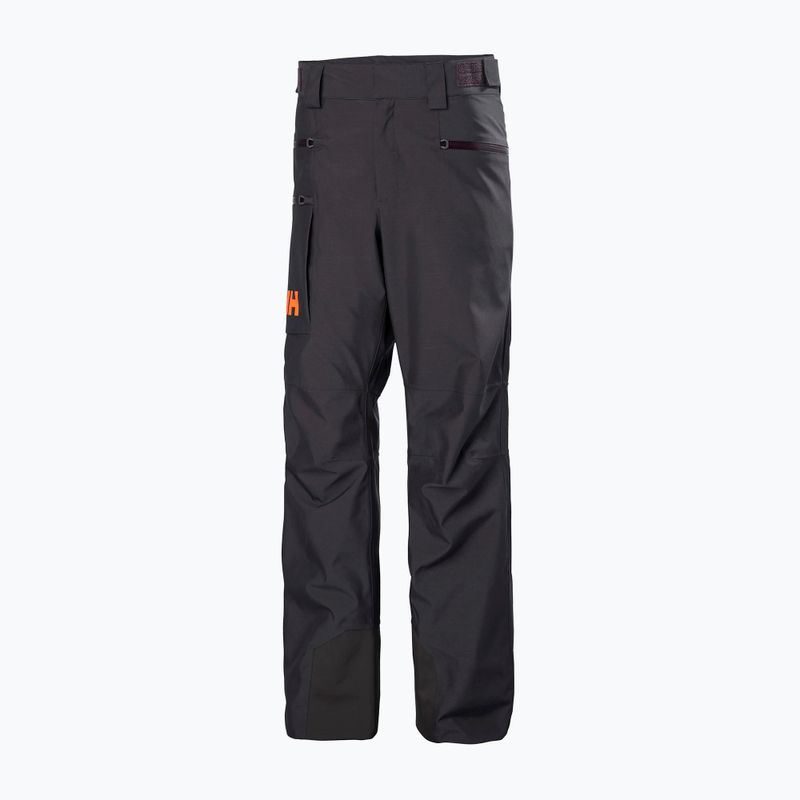 Pantaloni da sci da uomo Helly Hansen Garibaldi 2.0 nero uva 7