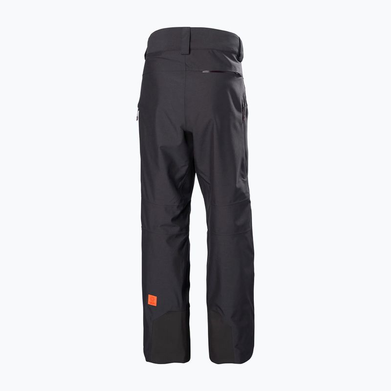 Pantaloni da sci da uomo Helly Hansen Garibaldi 2.0 nero uva 8