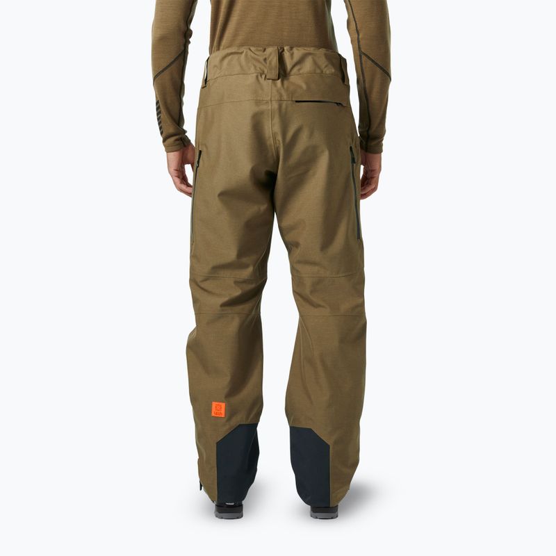 Pantaloni da sci Helly Hansen da uomo Garibaldi 2.0 seppia 2