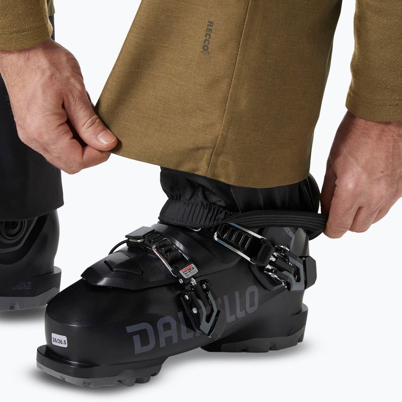 Pantaloni da sci Helly Hansen da uomo Garibaldi 2.0 seppia 5