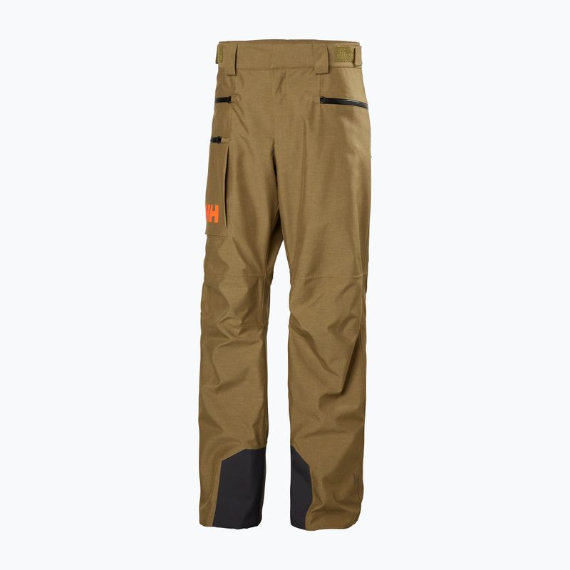 Pantaloni da sci Helly Hansen da uomo Garibaldi 2.0 seppia 6