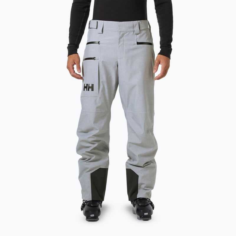 Pantaloni da sci da uomo Helly Hansen Garibaldi 2.0 grigio/melange