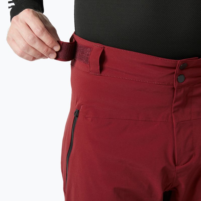 Pantaloni da sci da uomo Helly Hansen Alpha Lifaloft mars red 3