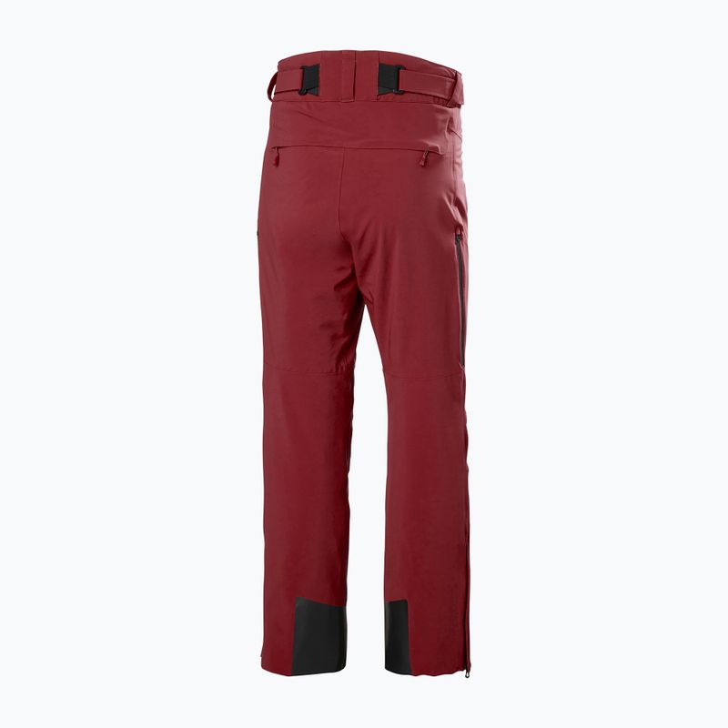 Pantaloni da sci da uomo Helly Hansen Alpha Lifaloft mars red 7