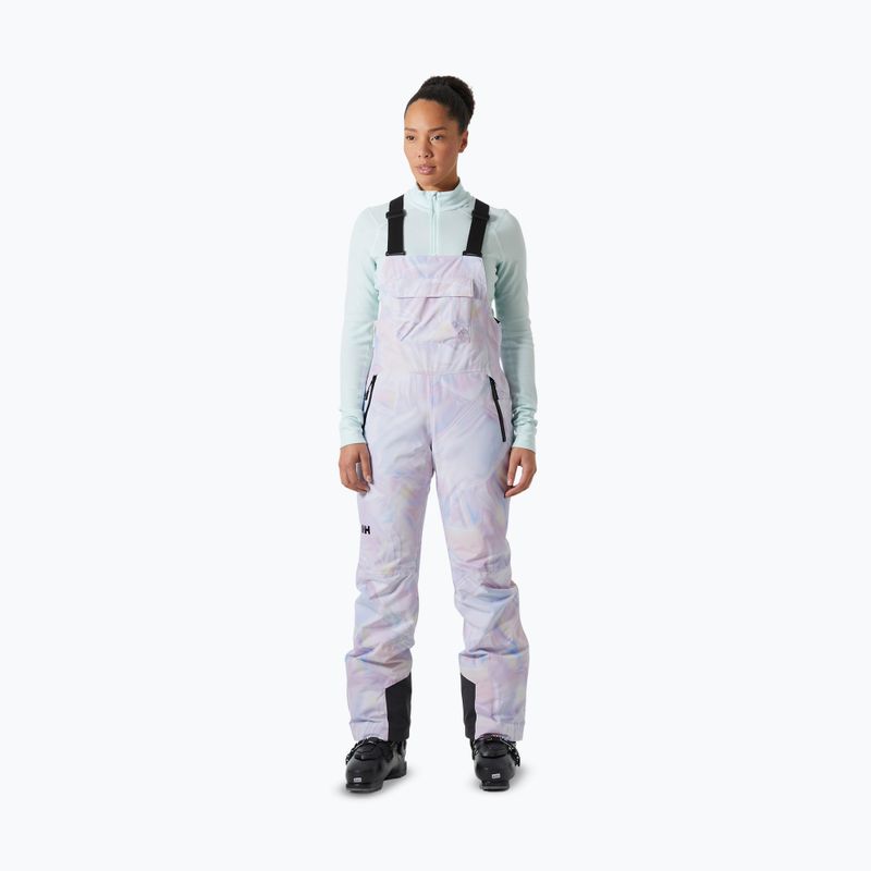 Pantaloni da sci da donna Helly Hansen Legendary Insulated Bib reflections aop