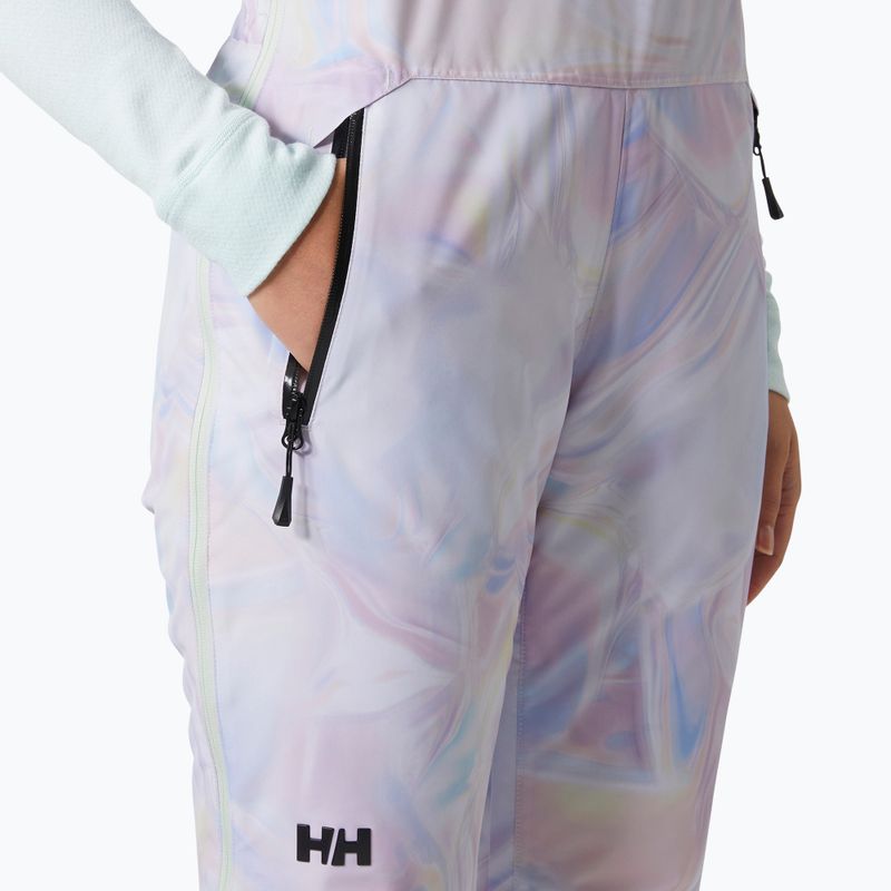 Pantaloni da sci da donna Helly Hansen Legendary Insulated Bib reflections aop 5