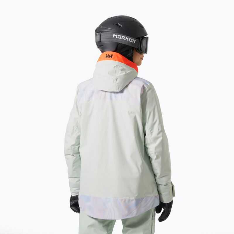 Giacca da sci da donna Helly Hansen Powchaser 2.0 riflessi aop 2