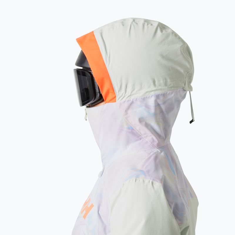 Giacca da sci da donna Helly Hansen Powchaser 2.0 riflessi aop 3