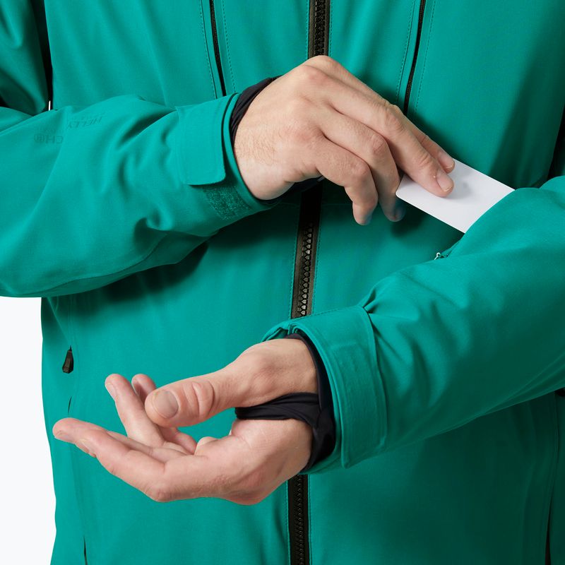 Giacca da sci da uomo Helly Hansen Alpha 4.0 verde segnale 7