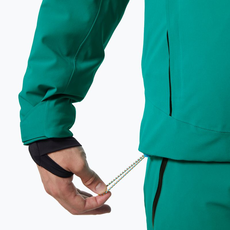 Giacca da sci da uomo Helly Hansen Alpha 4.0 verde segnale 8