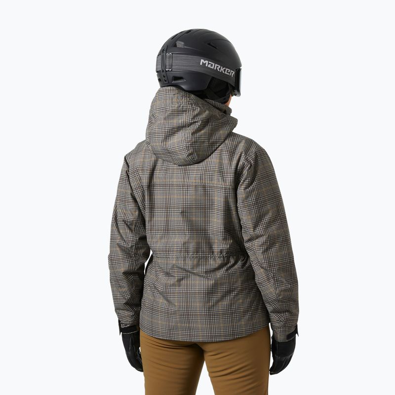 Giacca da sci da donna Helly Hansen Nora Insulated 2.0 pebble broxburn plaid aop 2