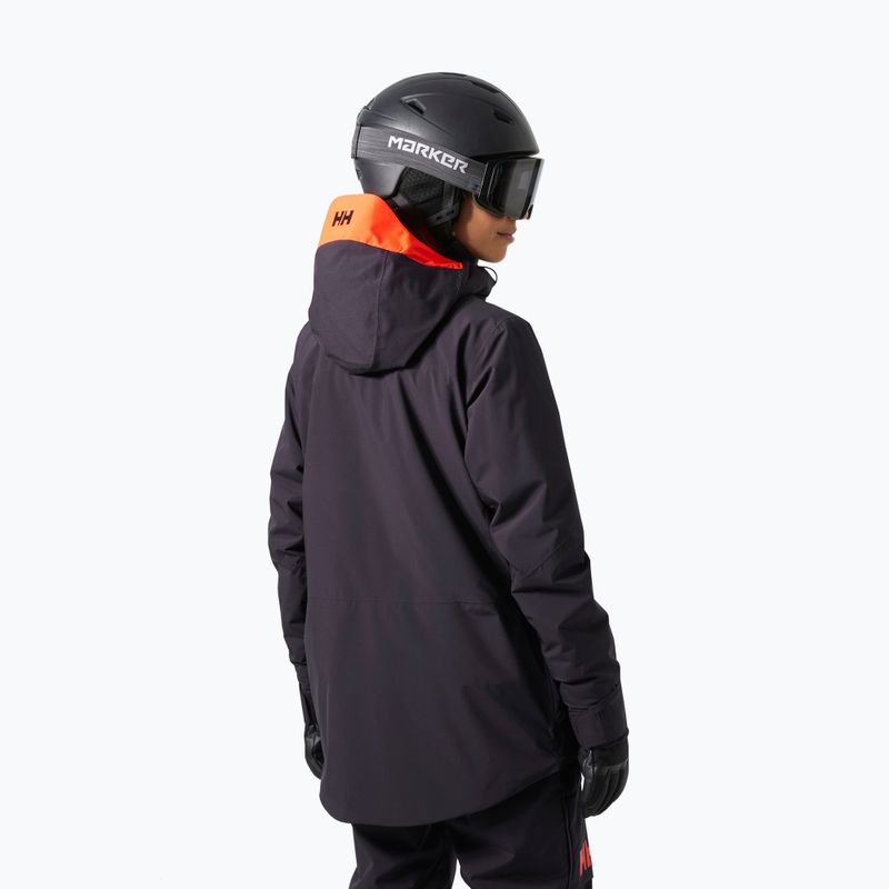 Giacca da sci Helly Hansen donna Whitewall Lifaloft 3.0 nero uva 2