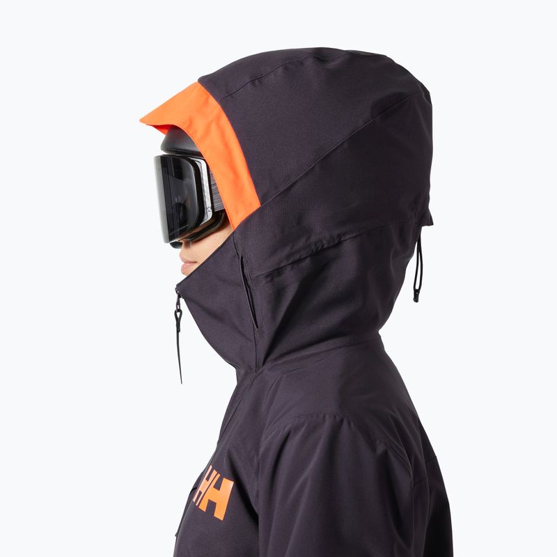 Giacca da sci Helly Hansen donna Whitewall Lifaloft 3.0 nero uva 3