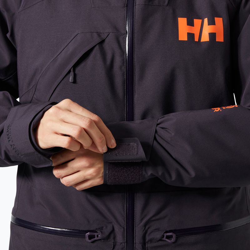Giacca da sci Helly Hansen donna Whitewall Lifaloft 3.0 nero uva 4