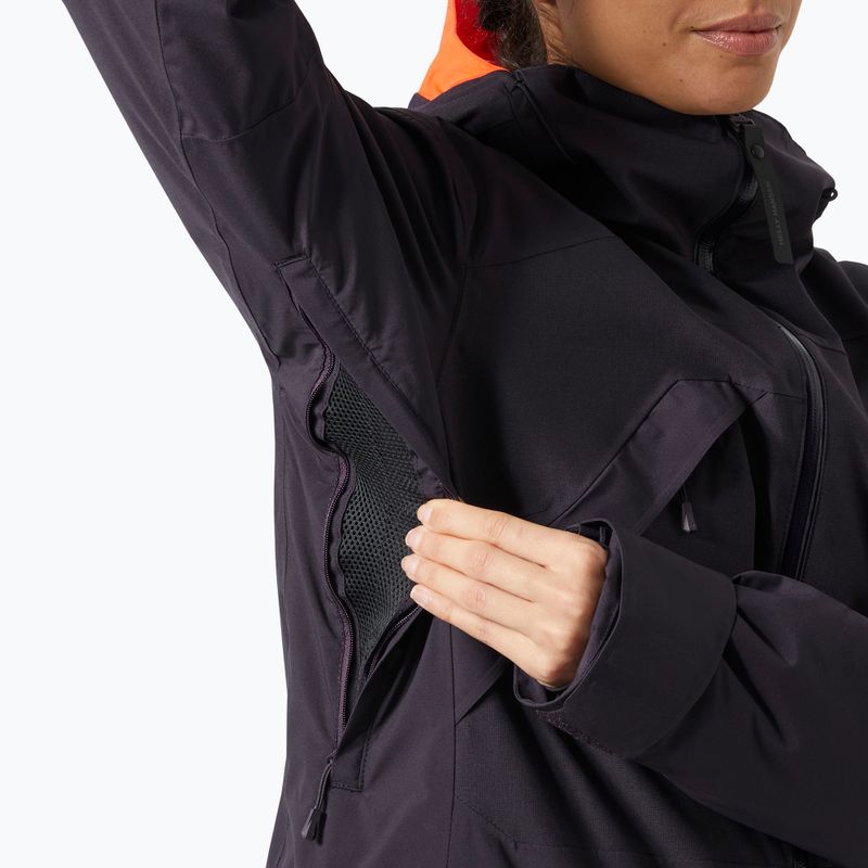 Giacca da sci Helly Hansen donna Whitewall Lifaloft 3.0 nero uva 7