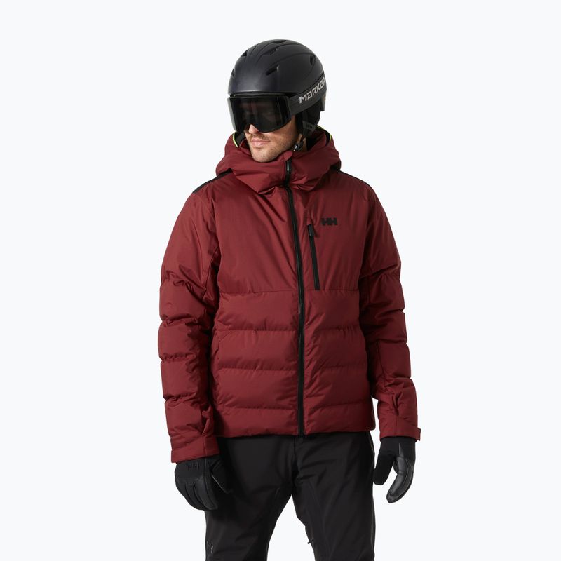 Giacca da sci Helly Hansen da uomo Kvitfjell Race Puffy mars rosso