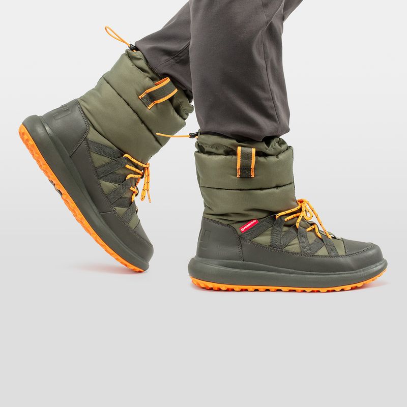 Stivali da neve Helly Hansen Monarch utility verde/arancio da uomo 13