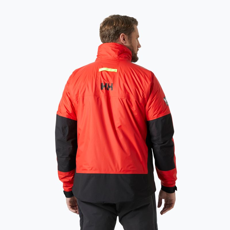 Giacca da vela Helly Hansen Aegir midlayer alert rosso 2