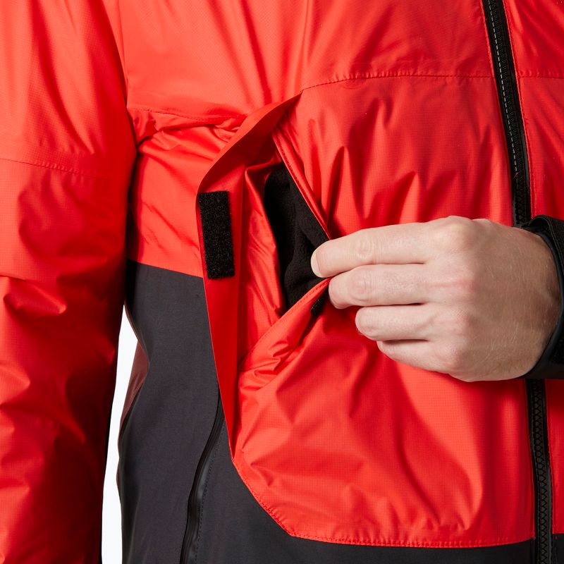 Giacca da vela Helly Hansen Aegir midlayer alert rosso 4