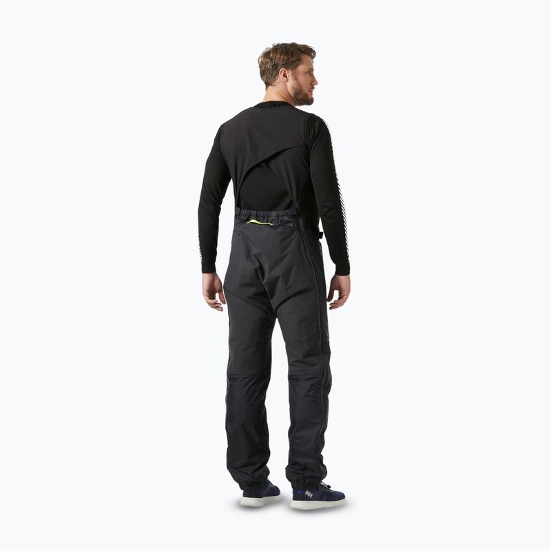 Pantaloni da vela Helly Hansen Aegir Midlayer Salopette nero 2