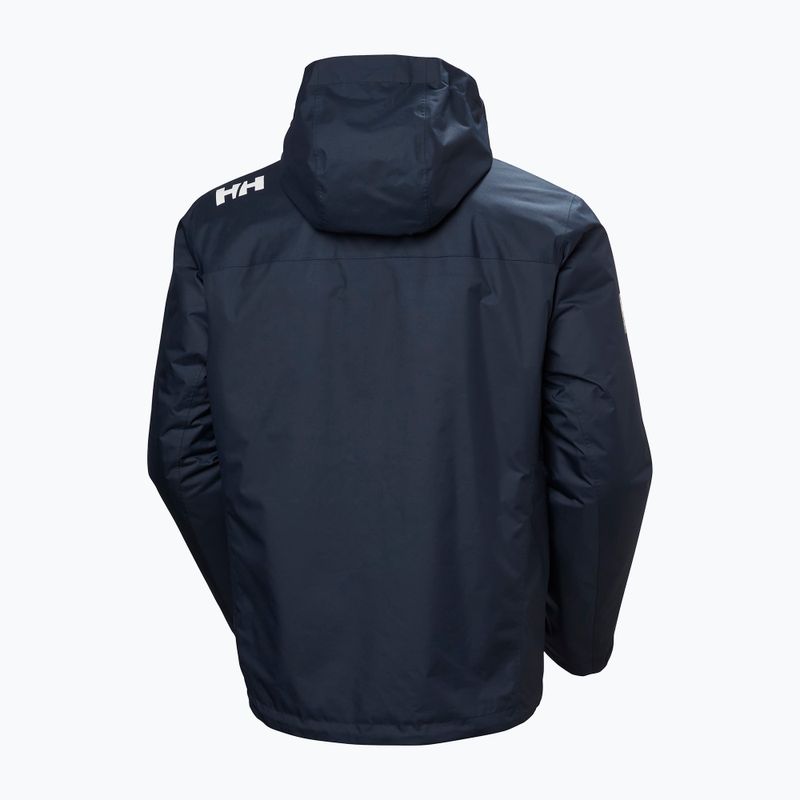 Giacca da vela da uomo Helly Hansen Crew Hooded Pile navy 7