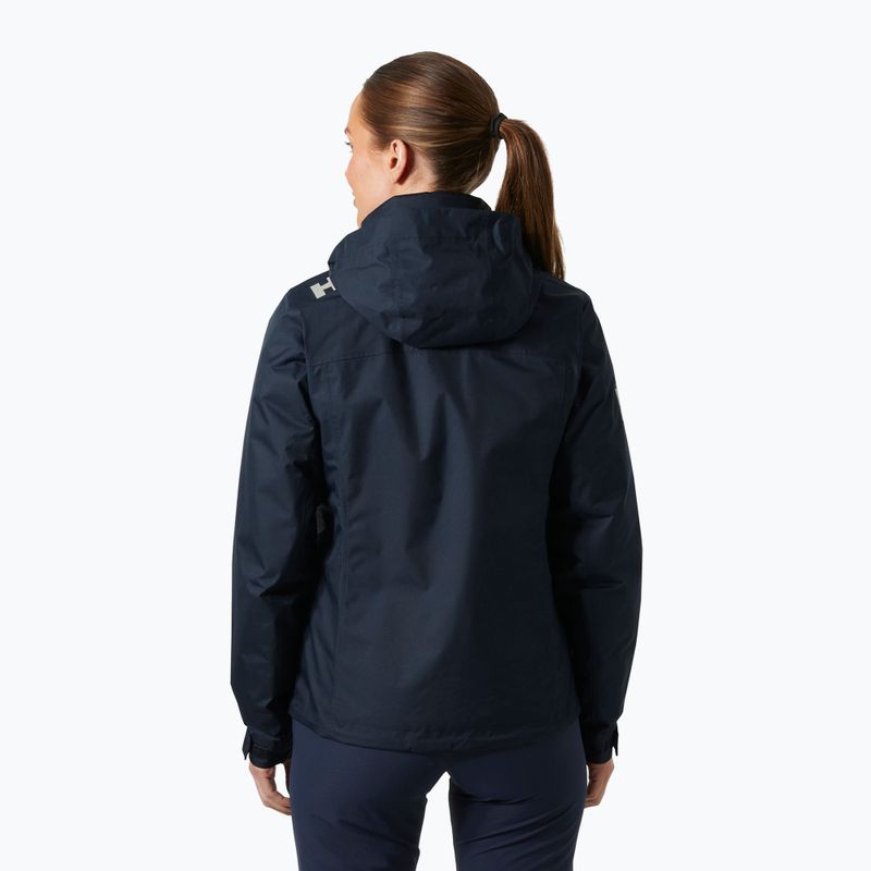 Giacca da vela da donna Helly Hansen Crew Hooded Pile navy 2