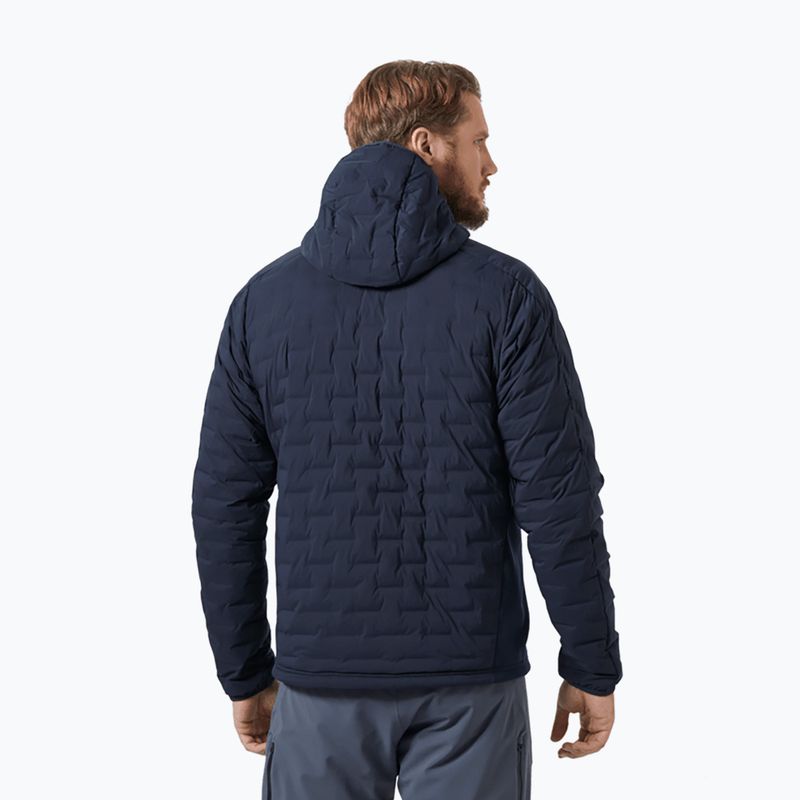 Giacca da vela da uomo Helly Hansen HP Hybrid Stretch Hooded Insulator navy 2