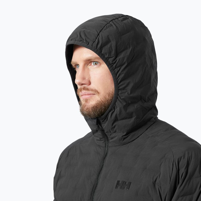 Giacca da vela da uomo Helly Hansen HP Hybrid Stretch Hooded Insulator ebano 3