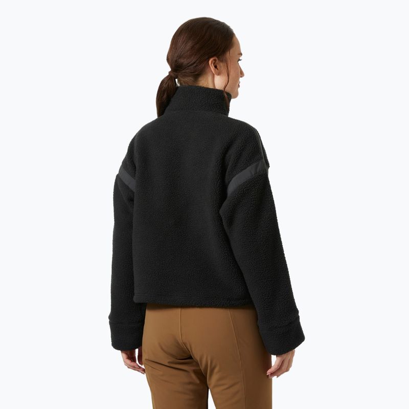 Felpa Helly Hansen Imperial Pile Zip donna nero 2