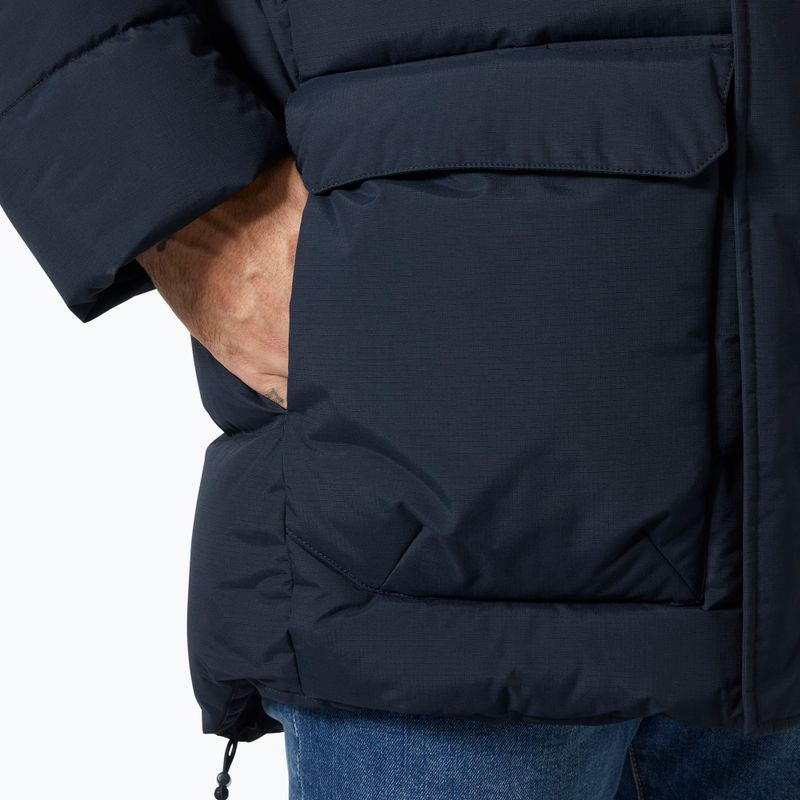 Giacca isolata Helly Hansen Vardo Parka uomo navy 6
