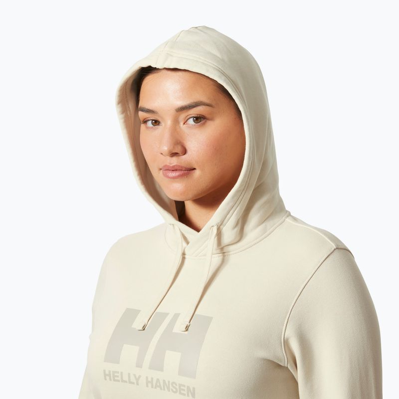 Felpa donna Helly Hansen HH Logo Hoodie cream 3
