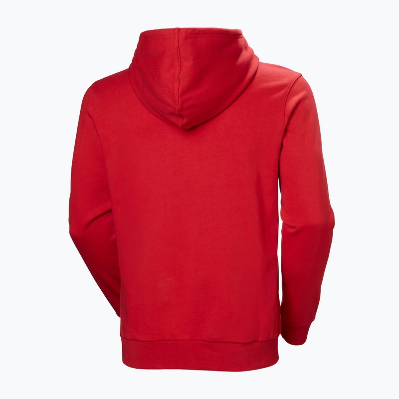 Felpa da uomo Helly Hansen HH Logo Hoodie red 6