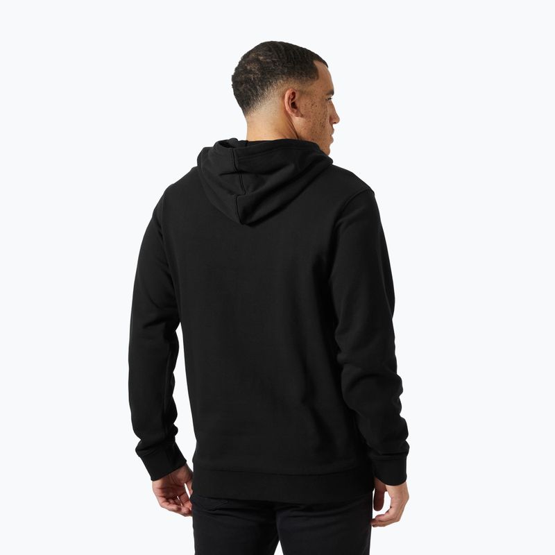 Felpa da uomo Helly Hansen HH Logo Hoodie black 2