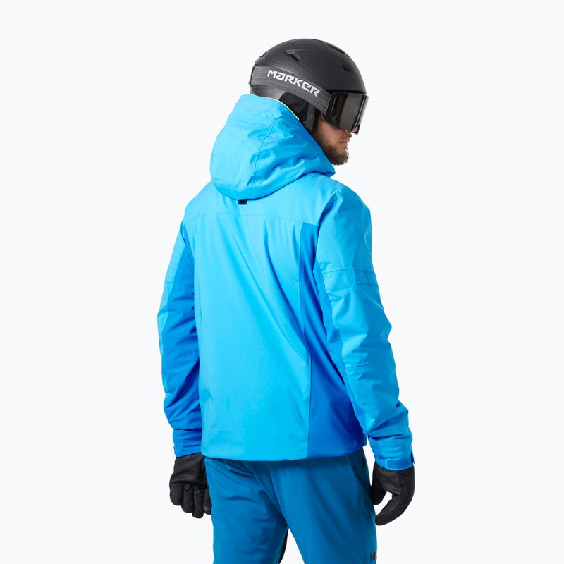 Giacca da sci da uomo Helly Hansen Courchavel cyan 2