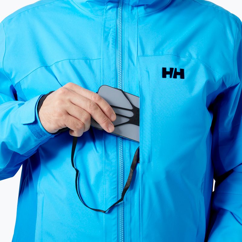 Giacca da sci da uomo Helly Hansen Courchavel cyan 4