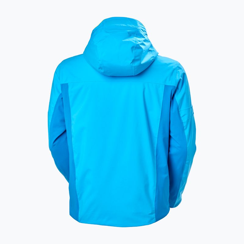 Giacca da sci da uomo Helly Hansen Courchavel cyan 10