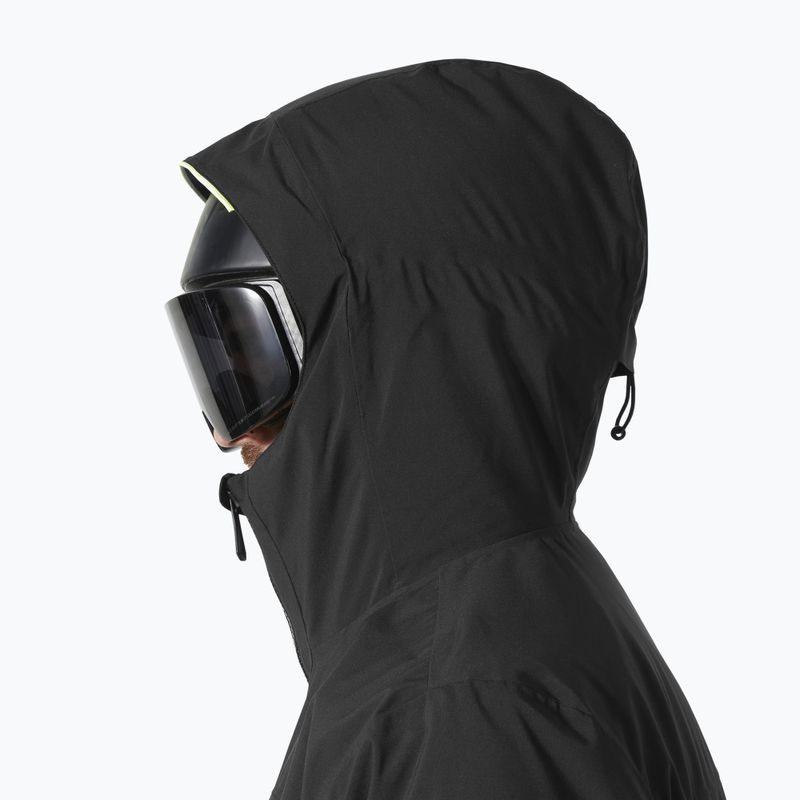 Giacca da sci da uomo Helly Hansen Courchavel nero 3